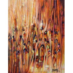 Muhammad Yousuf, 18 x 24 Inch, Acrylic On Canvas, Figurative Painting, AC-MYSF-050 Muhammad Yousuf, 18 x 24 Inch, Acrylic On Canvas, Figurative Painting, AC-MYSF-050